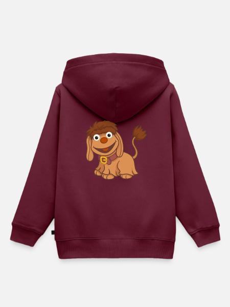 Moppi 2024 - Kinder Premium Organic Hoodie - Burgunderrot