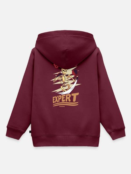 Boxing Expert - Kinder Premium Organic Hoodie - Burgunderrot