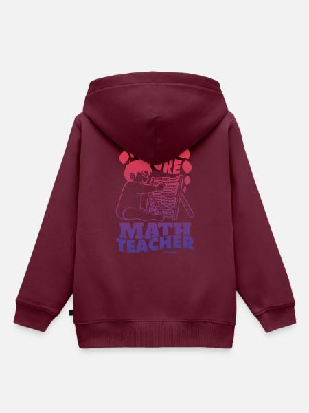 Mathematik - Kinder Premium Organic Hoodie - Burgunderrot