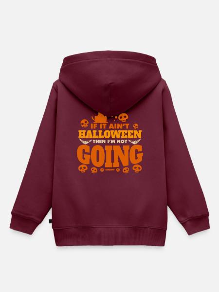gruseliges Halloweenkostüm - Kinder Premium Organic Hoodie - Burgunderrot