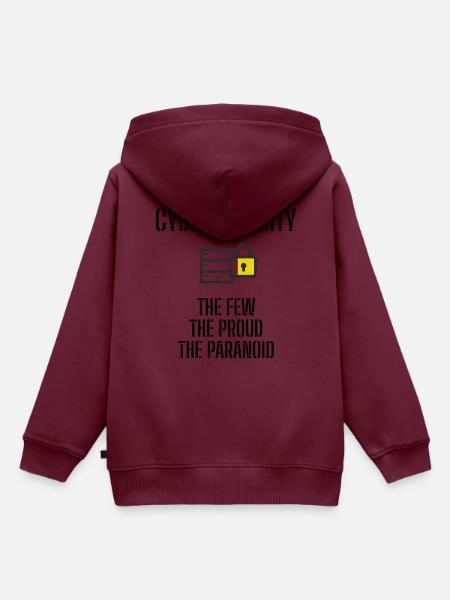Cybersecurity - IT-Sicherheit Informatiker - Kinder Premium Organic Hoodie - Burgunderrot