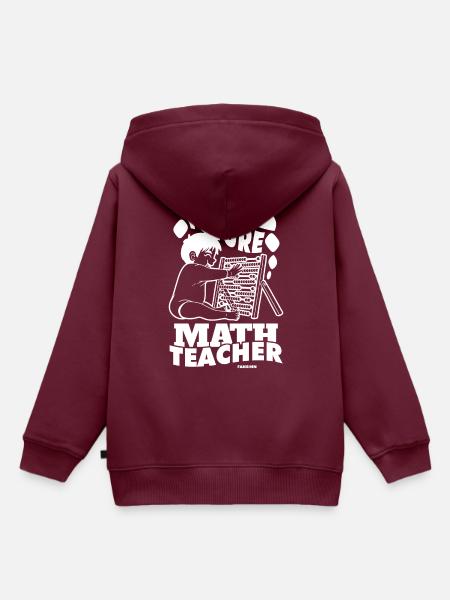 Mathematik - Kinder Premium Organic Hoodie - Burgunderrot