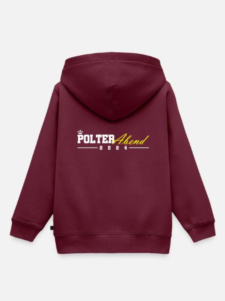 Polterabend 2024 - Kinder Premium Organic Hoodie - Burgunderrot
