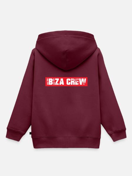 Ibiza Crew - Kinder Premium Organic Hoodie - Burgunderrot
