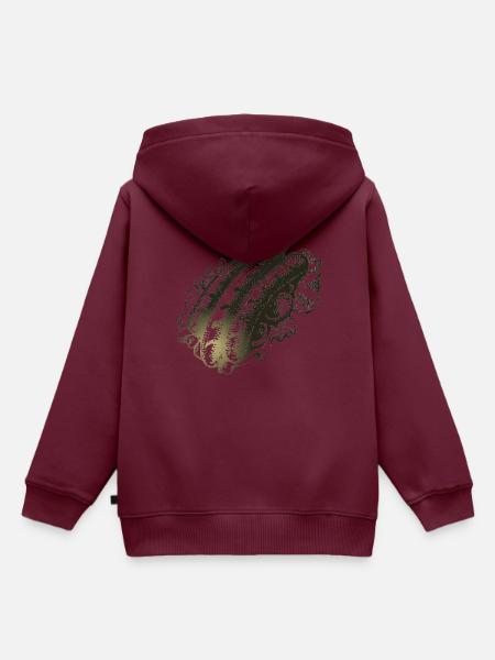 Wurst - Kinder Premium Organic Hoodie - Burgunderrot