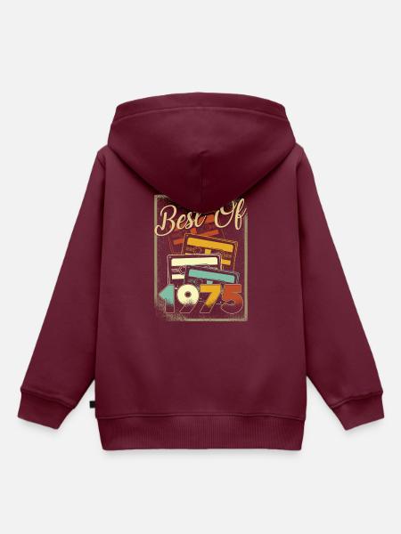 Best of 1975 - Kinder Premium Organic Hoodie - Burgunderrot