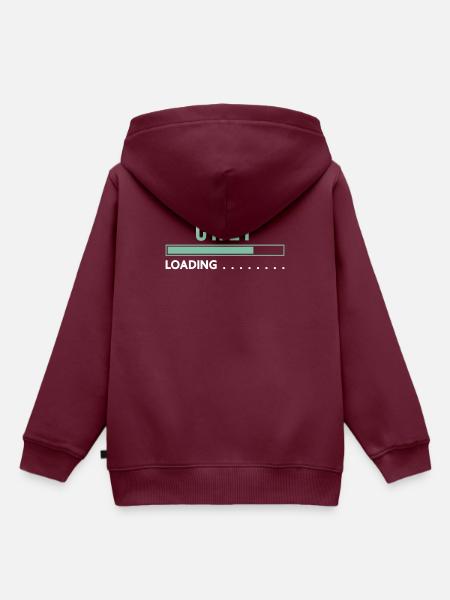 Koch loading Geschenk Ausbidlung - Kinder Premium Organic Hoodie - Burgunderrot