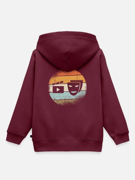 Schauspieler Geschenk - Kinder Premium Organic Hoodie - Burgunderrot