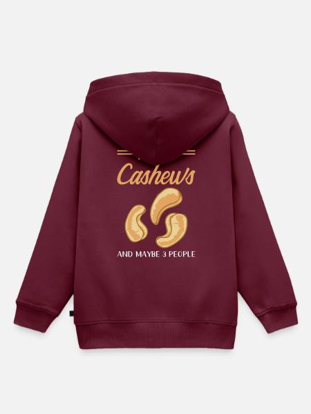 Chashew Nuss - Kinder Premium Organic Hoodie - Burgunderrot
