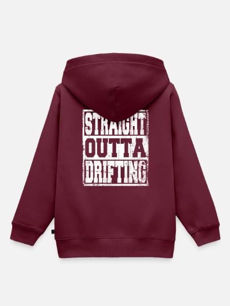 Drifting Spruch lustig - Kinder Premium Organic Hoodie - Burgunderrot