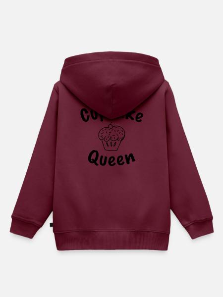 Cupcakes - Kinder Premium Organic Hoodie - Burgunderrot