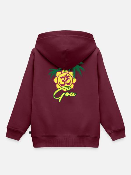 Goa - Kinder Premium Organic Hoodie - Burgunderrot