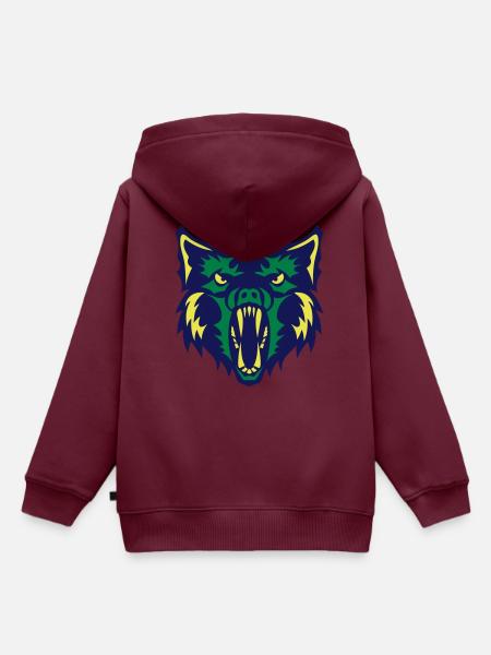 Werwolf 2 - Kinder Premium Organic Hoodie - Burgunderrot