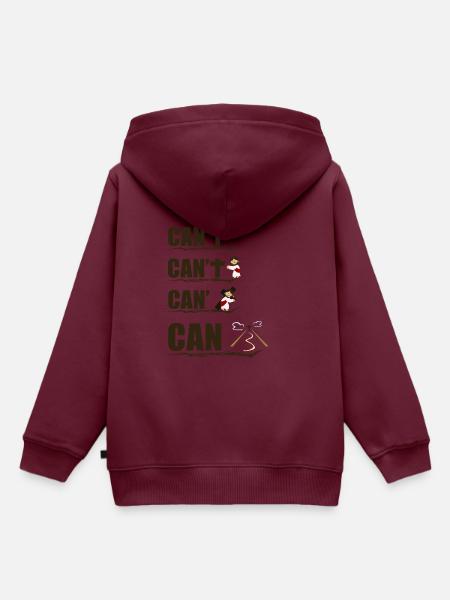 Jesus Christus - Kinder Premium Organic Hoodie - Burgunderrot