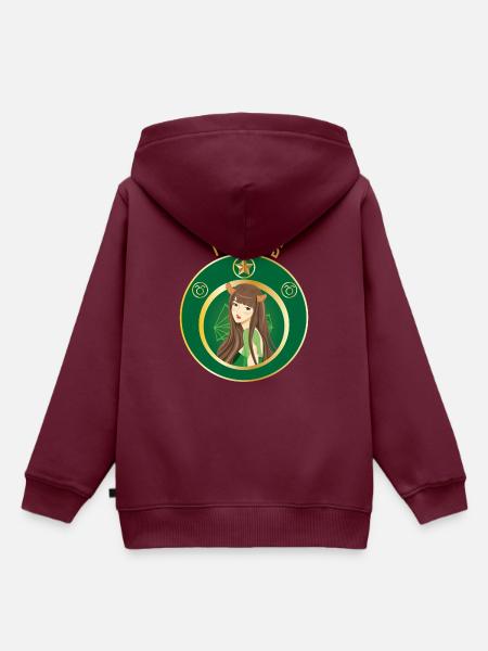 Sternzeichen - Horoskop - Stier - Geschenk - Kinder Premium Organic Hoodie - Burgunderrot
