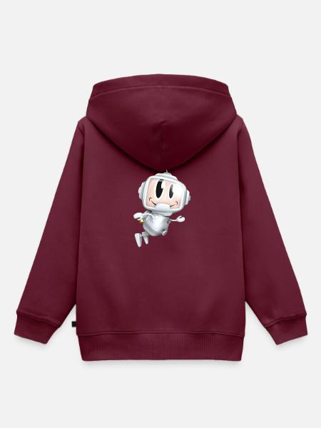 Der kleine Astronaut - Kinder Premium Organic Hoodie - Burgunderrot