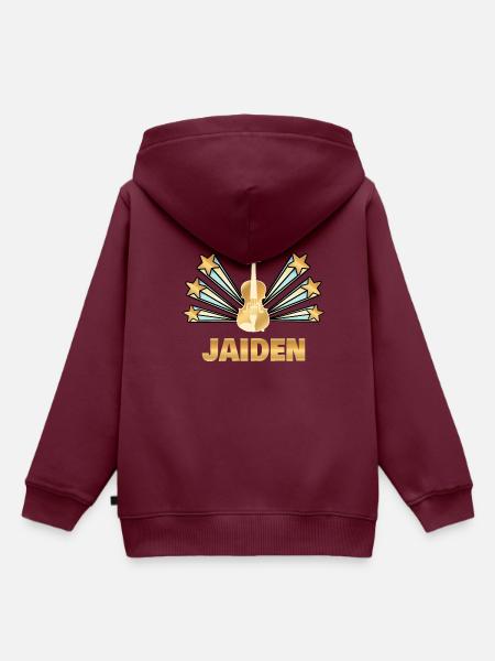 Band Jaiden - Kinder Premium Organic Hoodie - Burgunderrot