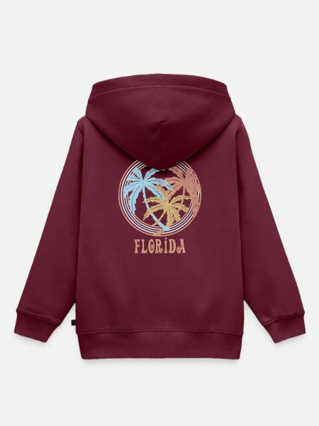 Florida - Kinder Premium Organic Hoodie - Burgunderrot