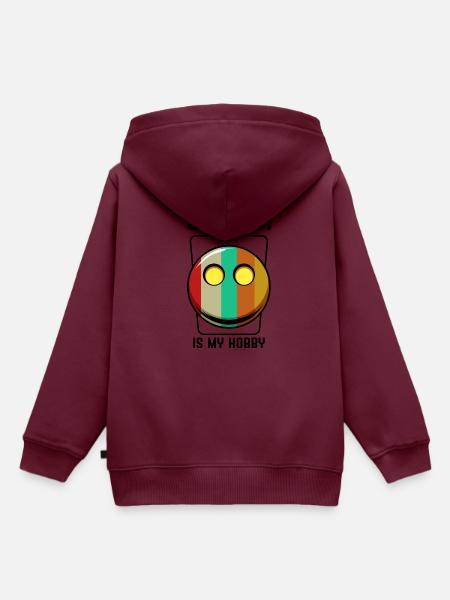 Squash - Kinder Premium Organic Hoodie - Burgunderrot