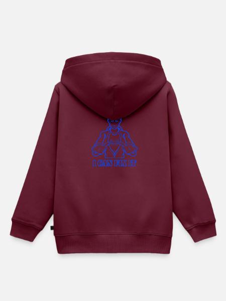 Circuits Ironic Sprichwort: Spannungs - Kinder Premium Organic Hoodie - Burgunderrot