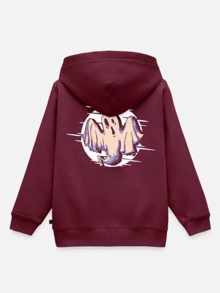 Cute Halloween - Kinder Premium Organic Hoodie - Burgunderrot