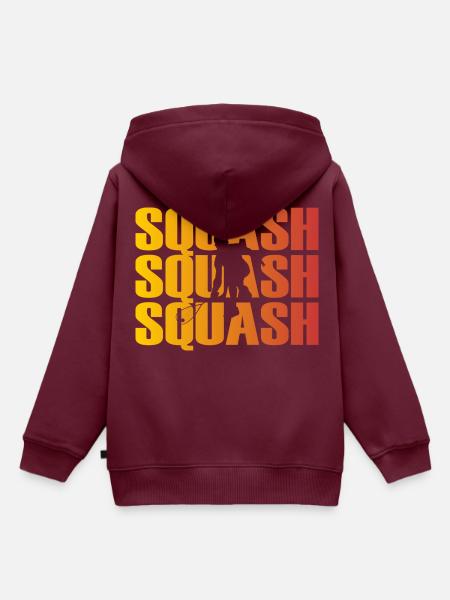 Squash - Kinder Premium Organic Hoodie - Burgunderrot