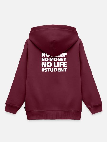 Studenten - Kinder Premium Organic Hoodie - Burgunderrot