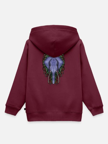 Eric von Jon Ball - Kinder Premium Organic Hoodie - Burgunderrot