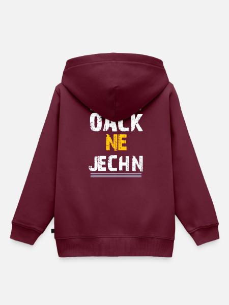 oack ne jechn - Kinder Premium Organic Hoodie - Burgunderrot