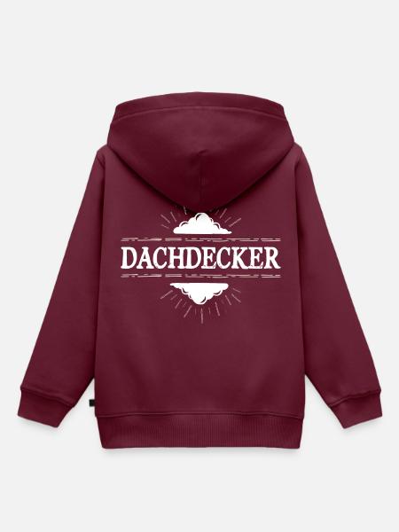 Dachdecker Beruf - Kinder Premium Organic Hoodie - Burgunderrot
