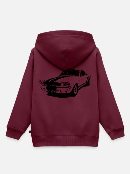 Eleanore - Kinder Premium Organic Hoodie - Burgunderrot