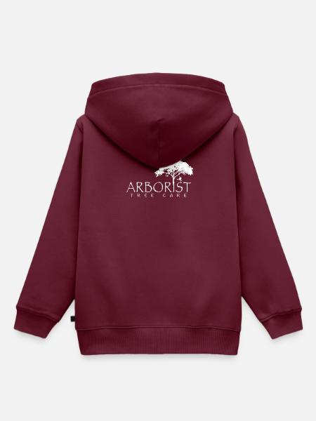 Arborista 03 - Kinder Premium Organic Hoodie - Burgunderrot