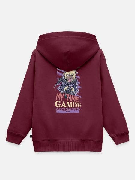 Gaming - Kinder Premium Organic Hoodie - Burgunderrot