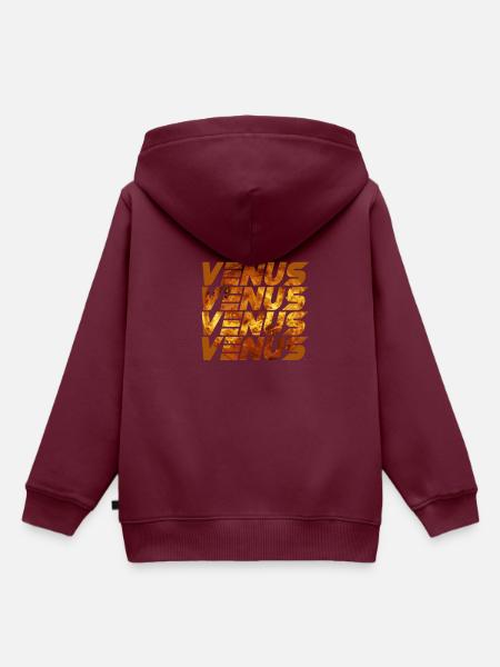 Venus Design - Kinder Premium Organic Hoodie - Burgunderrot