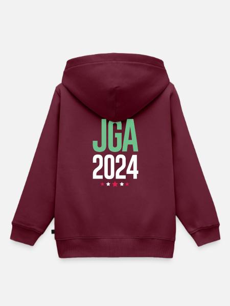 Jga 2024 Junggesellenabschied - Kinder Premium Organic Hoodie - Burgunderrot