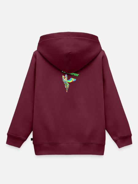 I'm different - Kinder Premium Organic Hoodie - Burgunderrot