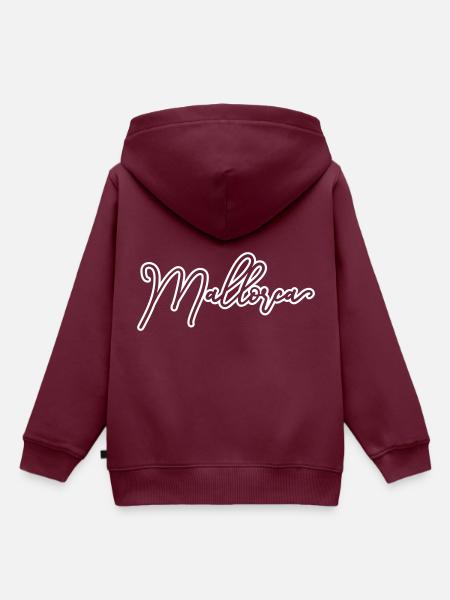 Mallorca Stylisch - Kinder Premium Organic Hoodie - Burgunderrot