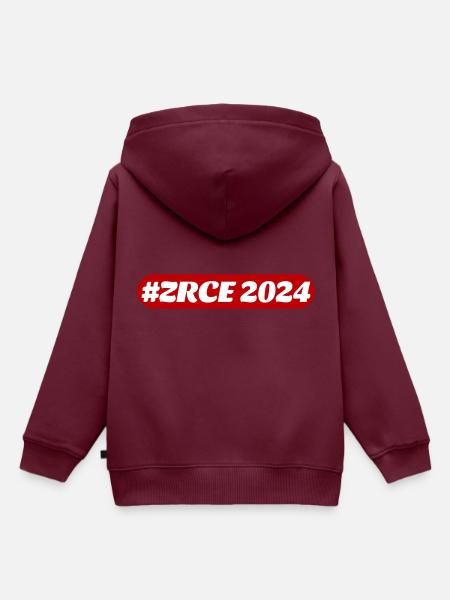 Zrce 2024 - Kinder Premium Organic Hoodie - Burgunderrot
