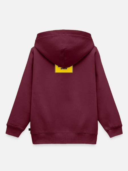 Außer Betrieb - Kinder Premium Organic Hoodie - Burgunderrot