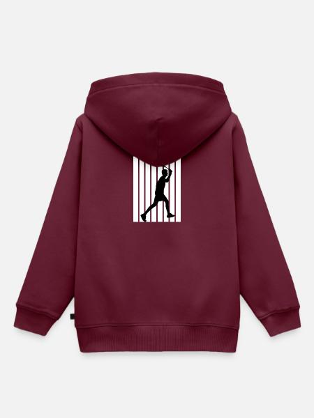 Squash - Kinder Premium Organic Hoodie - Burgunderrot