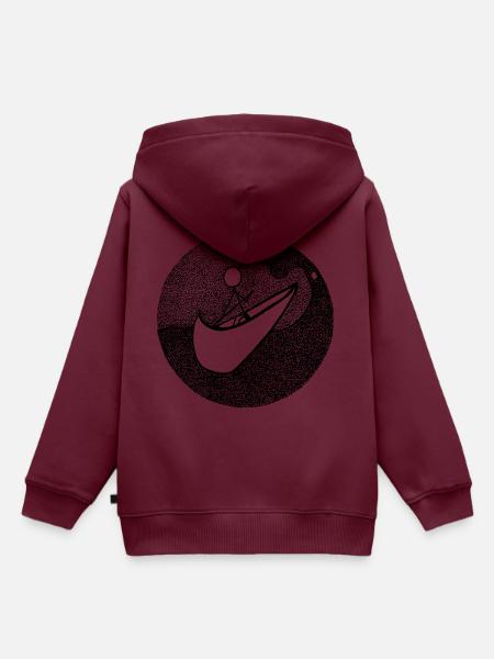 Erinnerungen - Kinder Premium Organic Hoodie - Burgunderrot