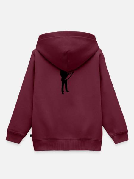 Architekt - Kinder Premium Organic Hoodie - Burgunderrot