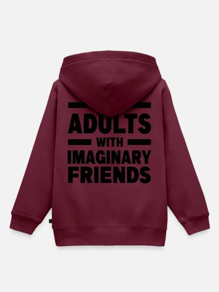 Atheismus - Kinder Premium Organic Hoodie - Burgunderrot