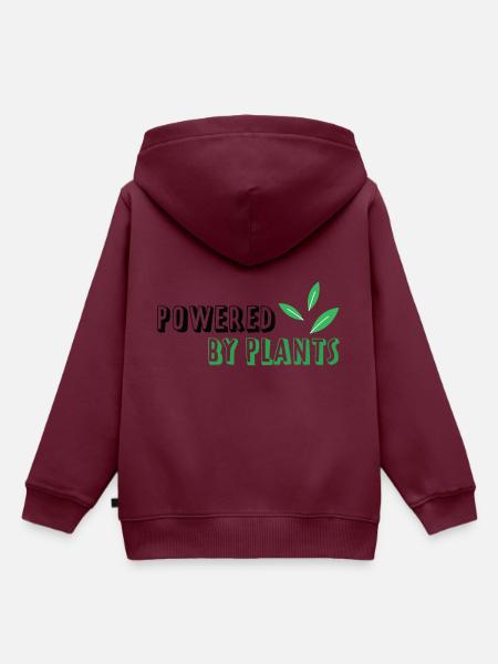Vegan Veganer Veganerin - Kinder Premium Organic Hoodie - Burgunderrot