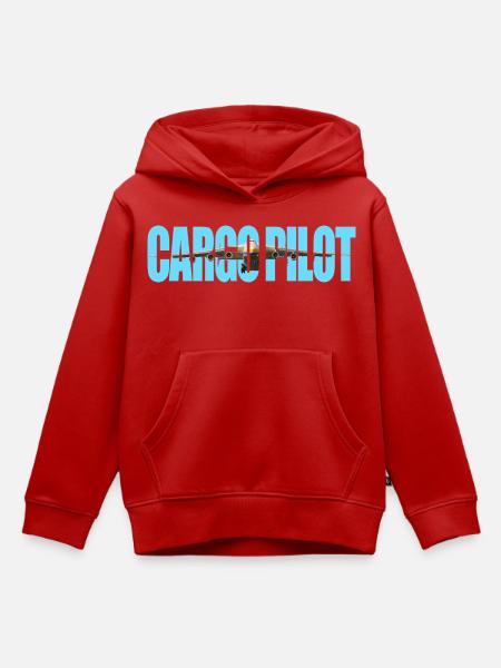 Cargo pilot An-225 - Kinder Premium Organic Hoodie - Rot