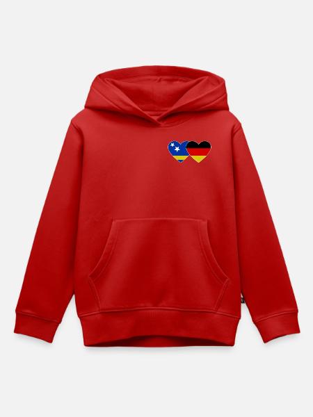 Curacao Deutschland Flagge - Kinder Premium Organic Hoodie - Rot