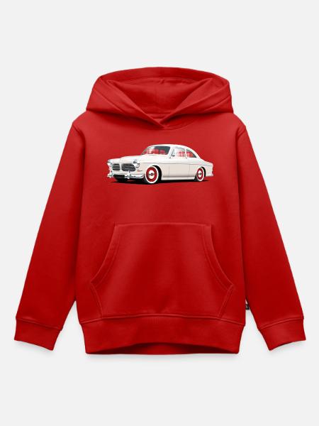 120er Serie Custom - Kinder Premium Organic Hoodie - Rot