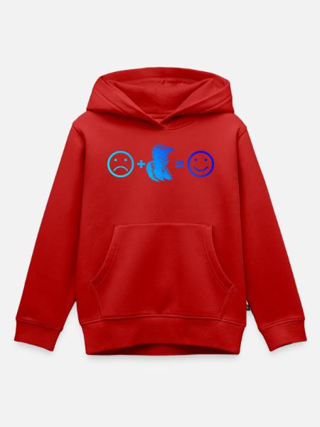 Coole Motocross Inspiration - Kinder Premium Organic Hoodie - Rot
