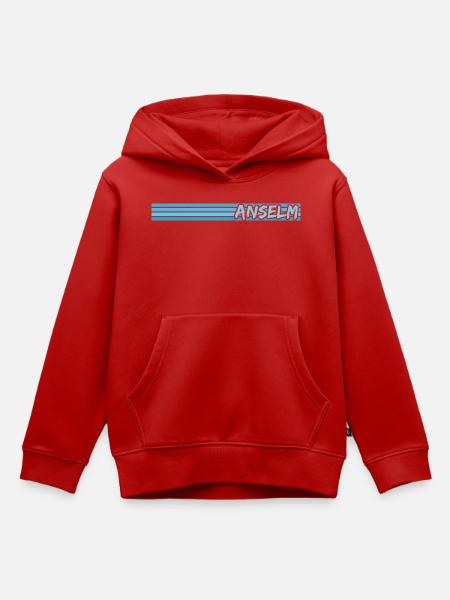 Anselm Anselm - Kinder Premium Organic Hoodie - Rot