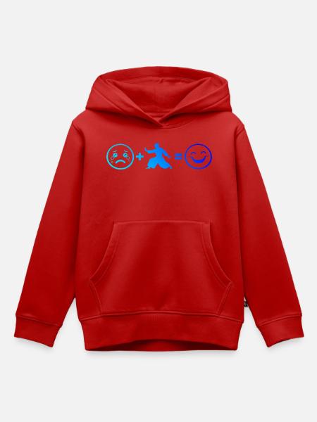 Japanische Kampfkunst Geschenkidee für Weihnachten - Kinder Premium Organic Hoodie - Rot